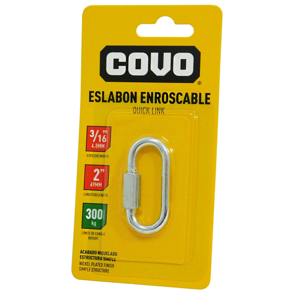BANDOLA CON SEGURO ENROSCABLE 2" COVO