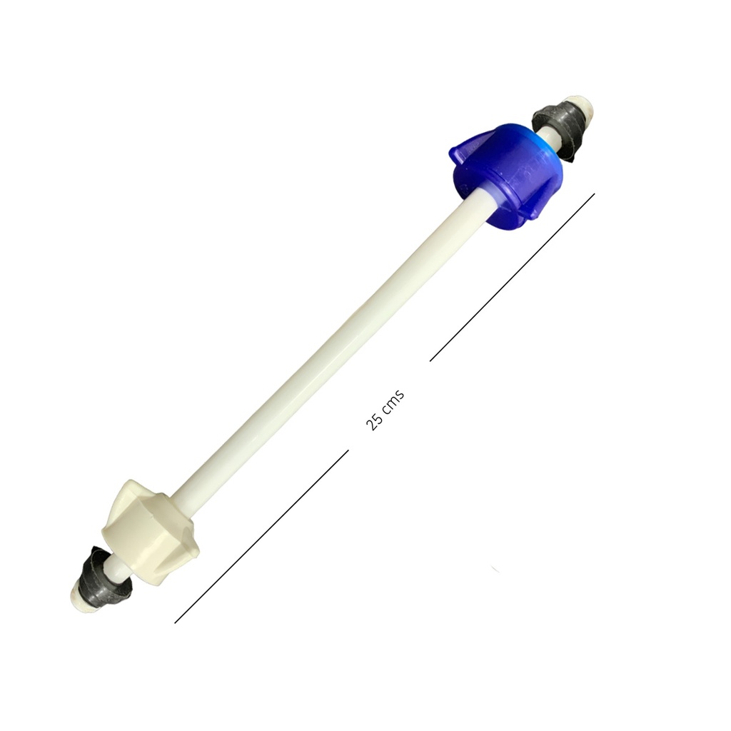 MANGUERA PLASTICA FLEXIBLE 1/2" X 5/8" 25 CMS PARA WC METALES ALEADOS