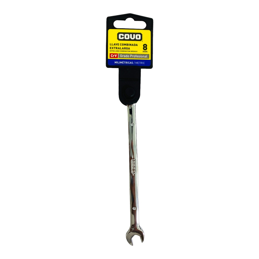 LLAVE COMBINADA EXTRALARGA 8MM COVO