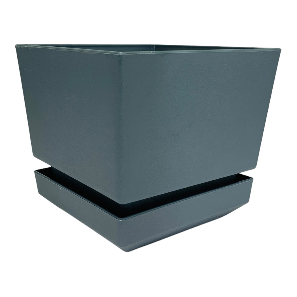 MATERO Y PLATO PP ART CUAD TEXT L15 GRIS DP