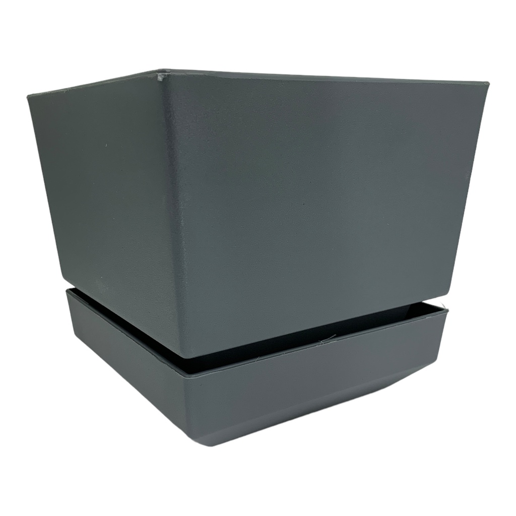 MATERO Y PLATO PP ART CUAD TEXT L18 GRIS DP