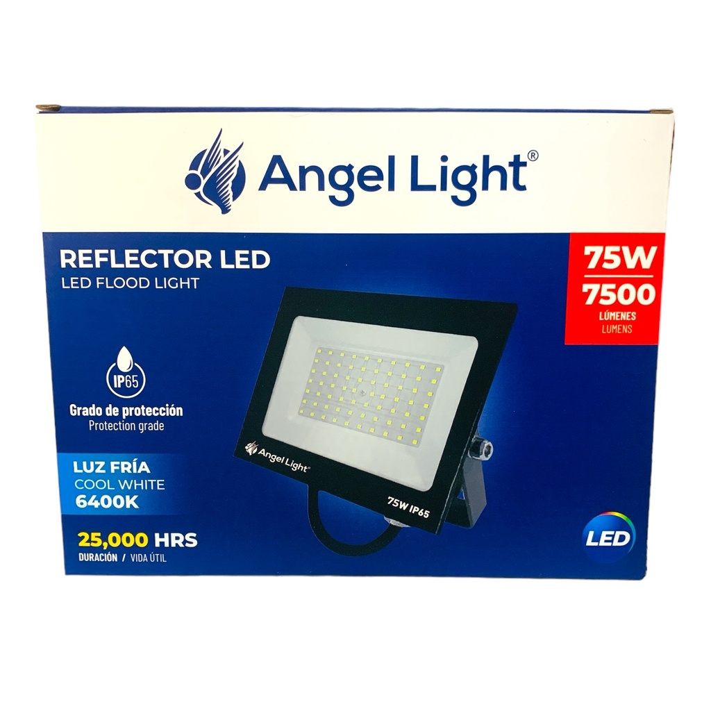 REFLECTOR LED 75W LUZ FRIA 6400K ANGEL LIGHT
