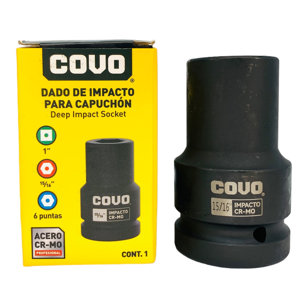 DADO DE IMPACTO 15/16" X 1" COVO