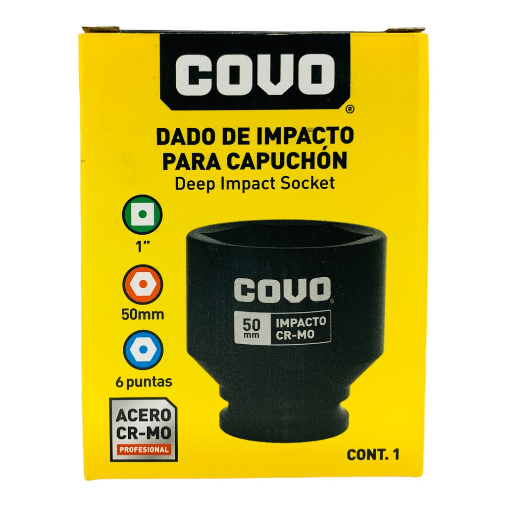 DADO DE IMPACTO 50 X 1” COVO