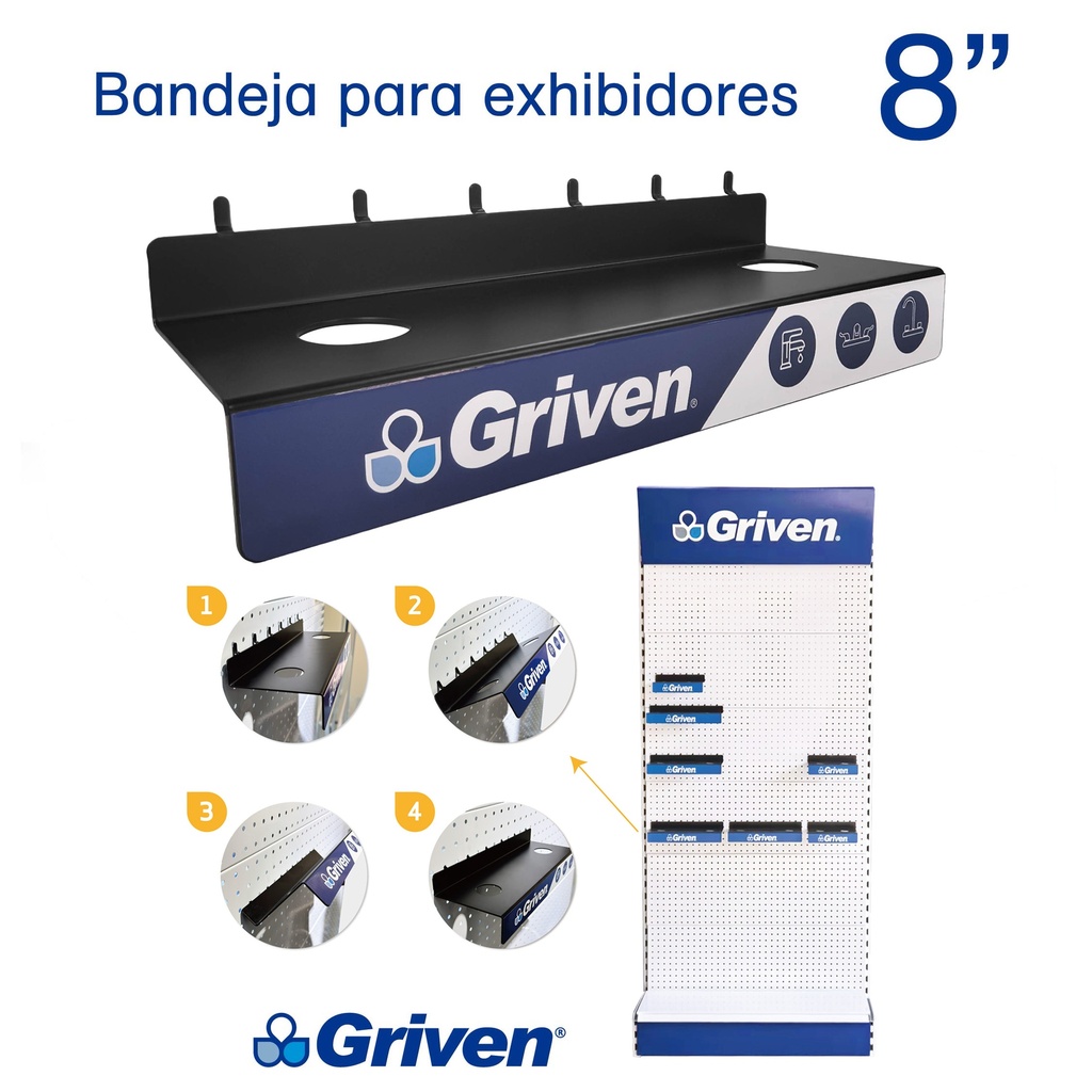 EXHIBIDOR 8" GV