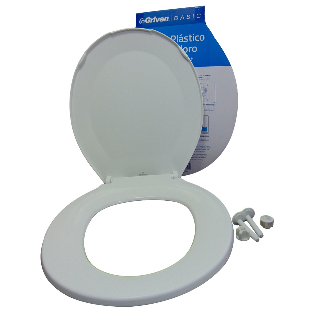 ASIENTO PARA INODORO 17"  GRIVEN BASIC