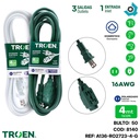 EXTENSION ELECTRICA 13.12FT 3 TOMAS TROEN