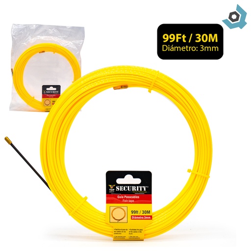 [8497] GUIA PASACABLE 30MTS X 3MM SECURITY