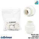 UNION UNIVERSAL 1/2" DE PVC SIN ROSCA GRIVEN