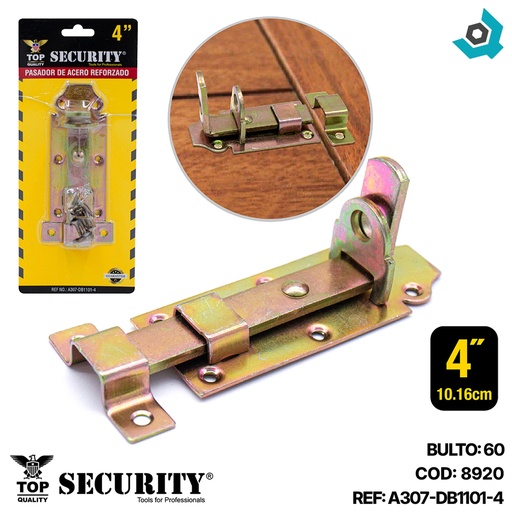 [8920] PASADOR REFORZADO 4" SECURITY