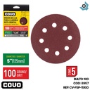 DISCO ABRASIVO 4 1/2" GRANO 100 PARA PULIR COVO