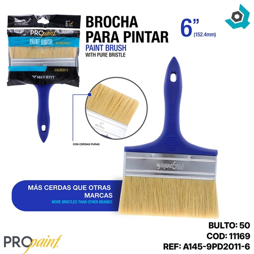 [11169] BROCHA PARA PINTAR 6" PRO PAINT