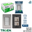 APAGADOR DOBLE ACERO INOXIDABLE TROEN