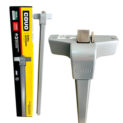 [11725] BARRA ANTIPANICO PLATEADO COVO