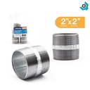 NIPLE 2" X 2" DE LARGO DE ACERO GALVANIZADO GRIVEN