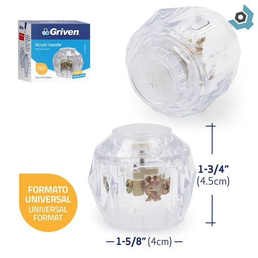 [11802] MANIJA DE REPUESTO ACRILICA UNIVERSAL GRIVEN