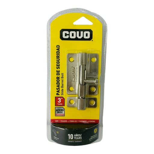 [12144] PASADOR DE SEGURIDAD 3" COVO