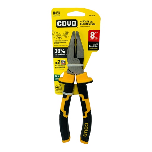 [12146] ALICATE DE ELECTRICISTA 8" COVO