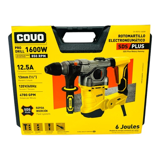 [12080] ROTOMARTILLO 1600W ELECTRONEUMATICO COVO