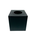 LAMPARA SPOT CUADRADA SUPERFICIAL GU10 8.4CM NEGRO ANGEL LIGHT