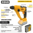 ROTOMARTILLO INALAMBRICO 20V COVO