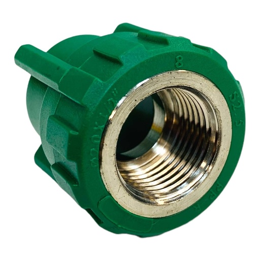 [12820] ADAPTADOR HEMBRA PPR 20MM X 1/2" CXHR-MET GRIVEN
