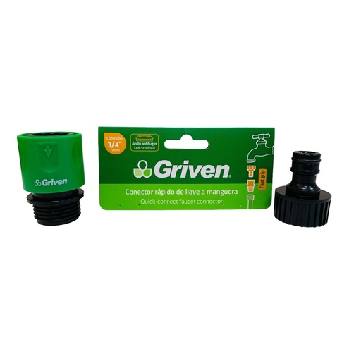 [12859] CONECTOR DE LLAVE 3/4" PARA MANGUERA MR GRIVEN