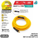 MANGUERA DE AIRE 3/8" PARA COMPRESOR 7.62M COVO