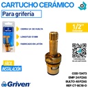 CARTUCHO CERAMICO 1/2" PARA GRIFERIAS GRIVEN