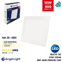 LAMPARA LED PARA EMPOTRAR CUADRADA 12W 4000K ANGEL LIGHT