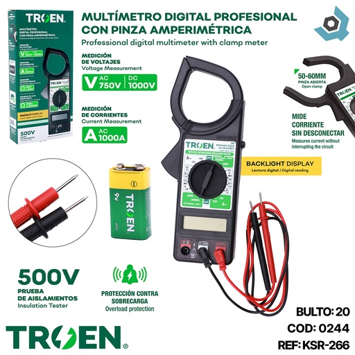 [0244] PROBADOR DE VOLTAJE DIGITAL TROEN