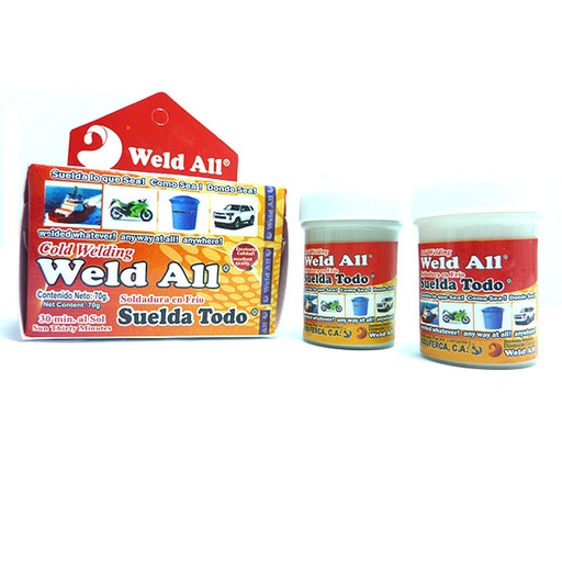 [6967] SUELDA TODO 70GR SECADO RAPIDO BLANCO (PEGATANKE) - WELD ALL