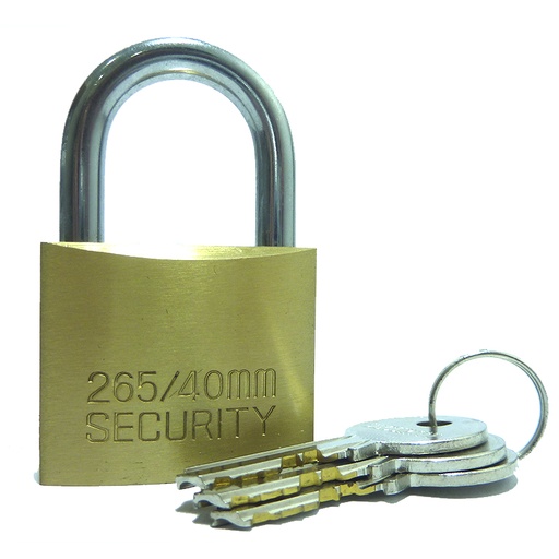 [0395] CANDADO 40MM BRONCE SECURITY
