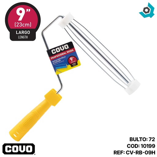 [10199] RODILLO 9" PARA PINTAR SIN FUNDA COVO