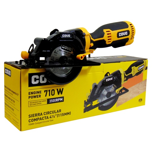 [10206] SIERRA CIRCULAR (TRONZADORA) 4 1/2" X 3/8" PARA CORTE COVO
