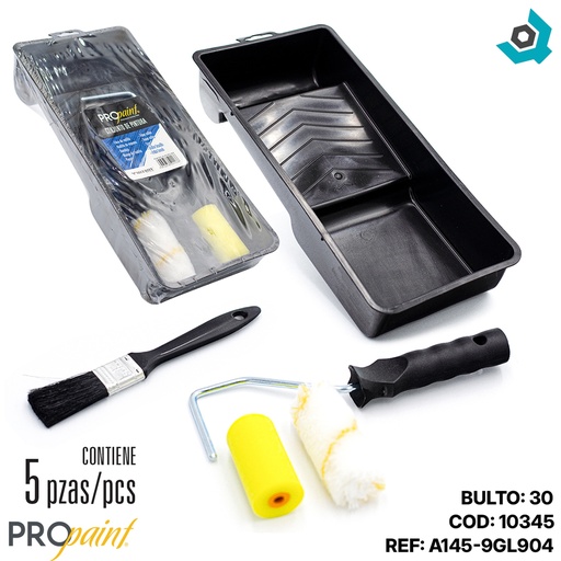 [10345] SET DE BANDEJA PARA PINTURA PRO PAINT
