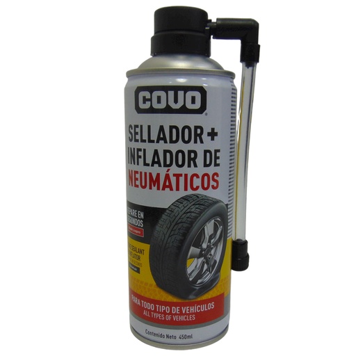 [10508] SELLADOR MAS INFLADOR DE NEUMATICOS COVO