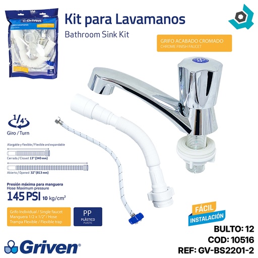 [10516] KIT PARA LAVAMANOS GRIVEN