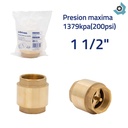 VALVULA CHEQUE 1-1-2" CON RESORTE GRIVEN