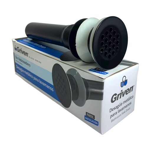 [10588] DESAGUE METALICO PARA LAVAMANOS GRIVEN BLACK