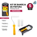 KIT DE BANDEJA PARA PINTURA 5 PIEZAS PROFESIONAL COVO