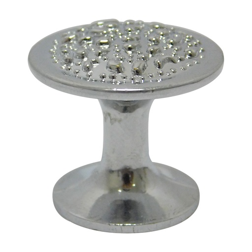 [1894] TIRADOR PARA MUEBLES DE BOTON CROMADO BRILLANTE