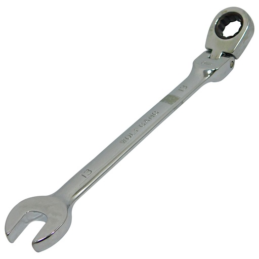 [2479] LLAVE COMBINADA 13MM CON RATCHET MOVIBLE WOLFGANG