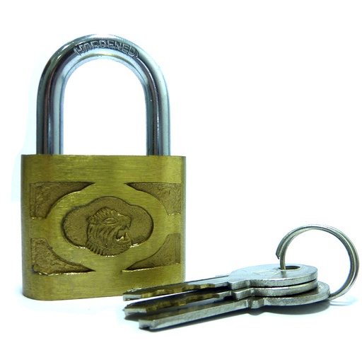 [3209] CANDADO 40MM BRONCE LION