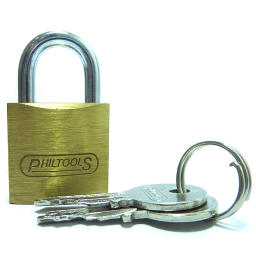 [3239] CANDADO 25MM BRONCE PHILTOOLS