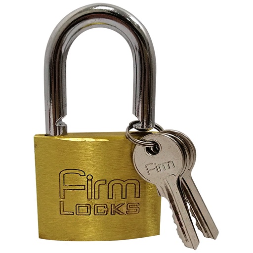 [4682] CANDADO 60MM LATON REFORZADO FIRM