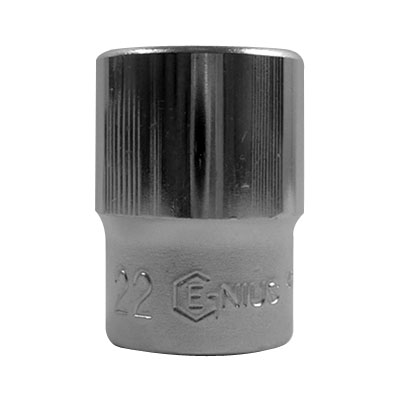 [5271] DADO 1/2" X 22MM 6 PUNTAS GENIUS