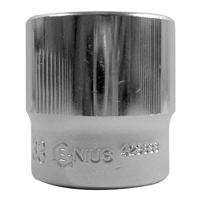 [5280] DADO 1/2" X 33MM 6 PUNTAS GENIUS