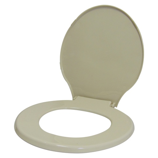 [5932] ASIENTO PARA INODORO MARFIL REDONDO RESIMOL