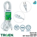 EXTENSION ELECTRICA 15FT 3 TOMAS TROEN